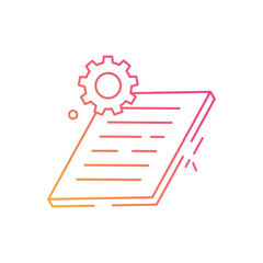 List Setting vector icon