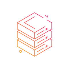 Server Analysis vector icon