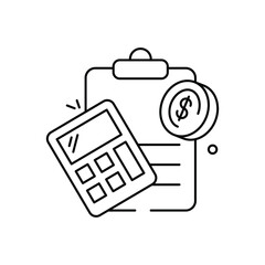 Accounting vector icon