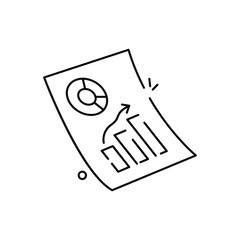 Analytical Report vector icon.