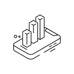 Mobile Analysis vector icon