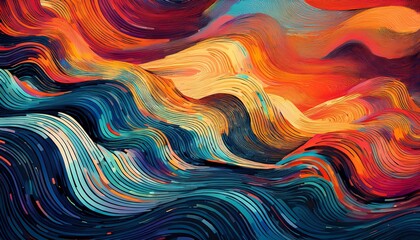 noise texture a visual representation of signal disturbance showcasing a blend of colors and textures that evoke a sense of static or interference
