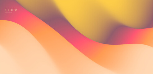 Abstract background with dynamic effect. Creative design poster with vibrant gradients. Vector illustration for advertising, marketing, presentation. Mobile screen.