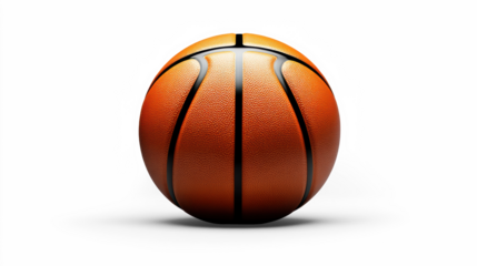 Basketball on Transparent Background