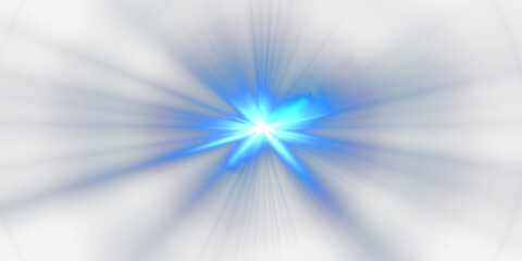 Obraz premium Quantum Prism Lens Flare Portal transpraent PNG