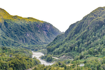 Patagonia forest hill isolated landscape