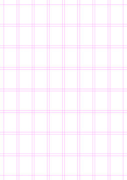 Grid System A4 Pink. Typography Layout Template for Design.