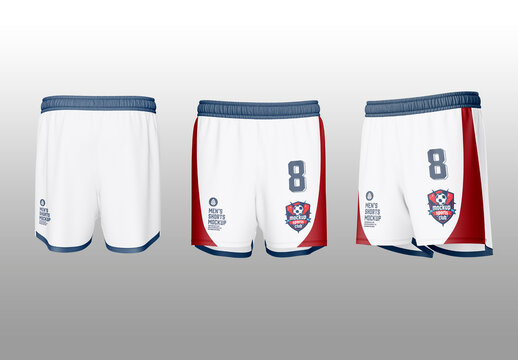 Men's Sports Shorts Mockup