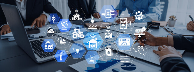 Concept of smart agriculture revolutionizes modern farming. Using innovation and automation, this...