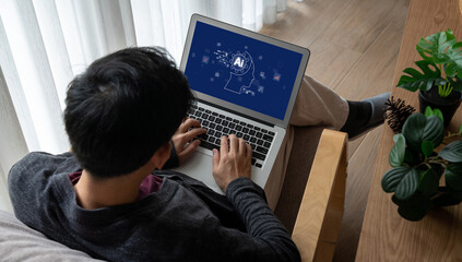 Generative AI virtual assistant tools for prompt engineer and user for ease of engage artificial intelligence AI technology help people to work with generative AI functions by prompting the AI brisk