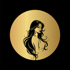 Luxury Fashion logo design. Woman Fashion logo design.  Beauty Fashion logo design. Beauty Parlor logo design. Fashion logo design.