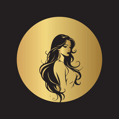 Luxury Fashion logo design. Woman Fashion logo design.  Beauty Fashion logo design. Beauty Parlor logo design. Fashion logo design.