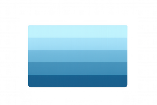 Blue color palette showing gradient shades of blue, abstract background concept, transparent background