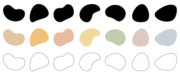 ASSORTIMENT DE FORMES ABSTRAITES