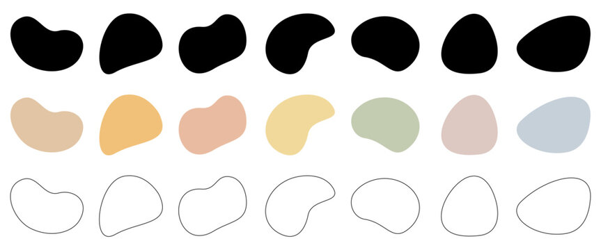 ASSORTIMENT DE FORMES ABSTRAITES