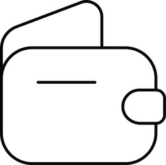 Vector art of wallet icon, representing finance and money