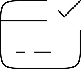 Vector art of checklist icon, representing task completion well