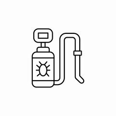 garden sprayer icon sign vector