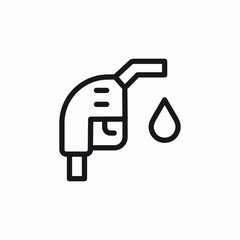 petrol gas pump icon sign vector