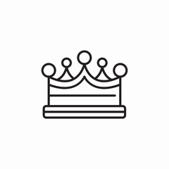 crown king icon sign vector