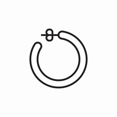 ring earring circle icon sign vector © Ilhame