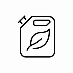 eco fuel cylinder icon sign vector