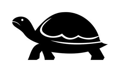 turtle silhouette vector design