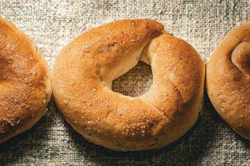 Homemade Artisan Bread and Pastry Selection – Fresh Bakery Food Background