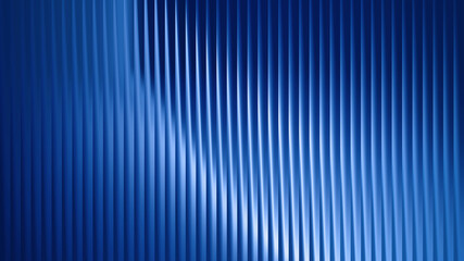 Obraz premium Striking blue background featuring vertical lines and a subtle wave pattern, ideal for adding a touch of modern elegance to any design project