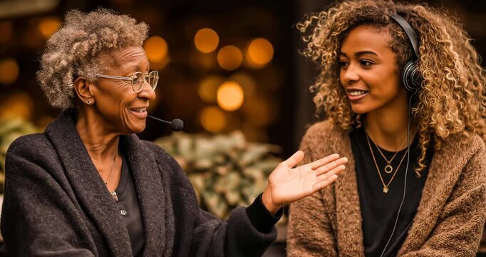 Elderly and Young Employees in Mentoring Session