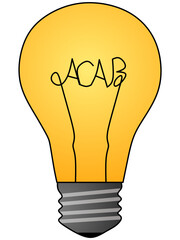 light bulb vector illustration