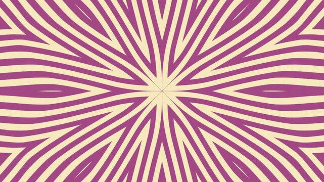 Abstract Psychedelic Retro Radial Stripe Pattern Background