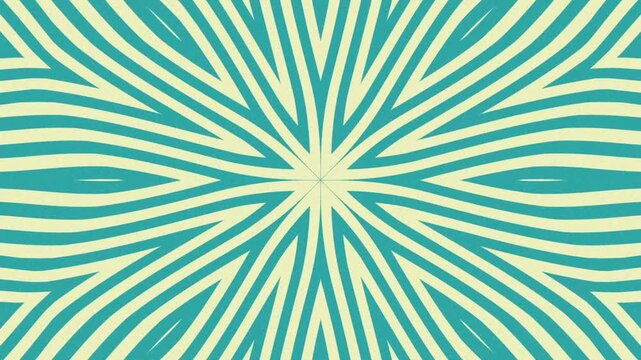 Abstract Psychedelic Retro Radial Stripe Pattern Background