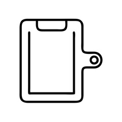 Vector art of clipboard with clip a portable writing surface for taking notes, organizing documents, and managing tasks efficiently