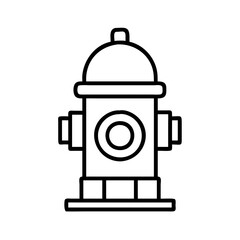 Illustration of a fire hydrant, a crucial tool for firefighters to access water for extinguishing fires quickly