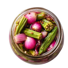 Crisp pickled vegetables bursting with bold flavor.png