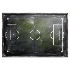 Chalkboard Soccer Field Drawing Tactical Plans.png
