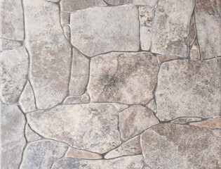 natural color stone wall.