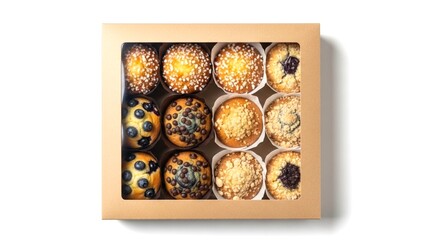 Variety Box of Freshly Baked Muffins