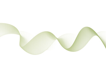 colorful abstract waves design elements isolated on transparent background