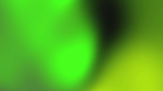 An abstract blur of green and lime hues, with smooth gradients, soft shadows, and glow. Soft haze..