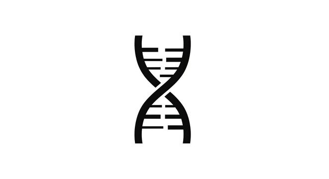 Dna helix illustration genetics science research