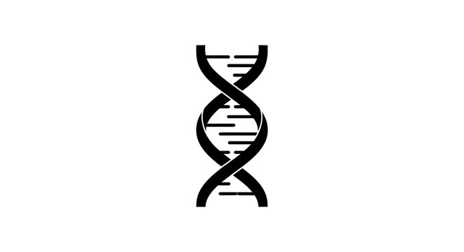 Dna strand double helix illustration