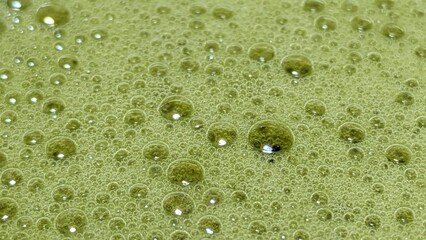 Matcha Foam Macro Series