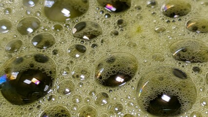 Matcha Foam Macro Series