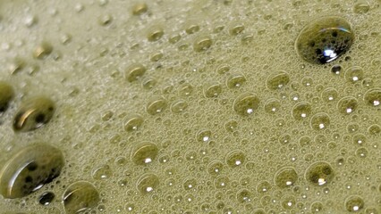 Matcha Foam Macro Series