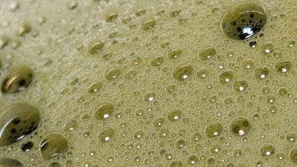 Matcha Foam Macro Series