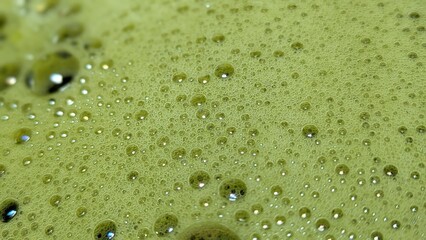Matcha Foam Macro Series