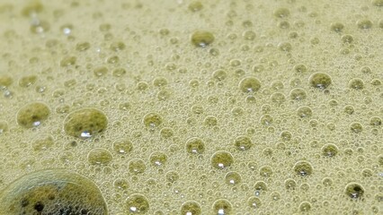 Matcha Foam Macro Series