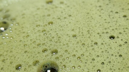 Matcha Foam Macro Series